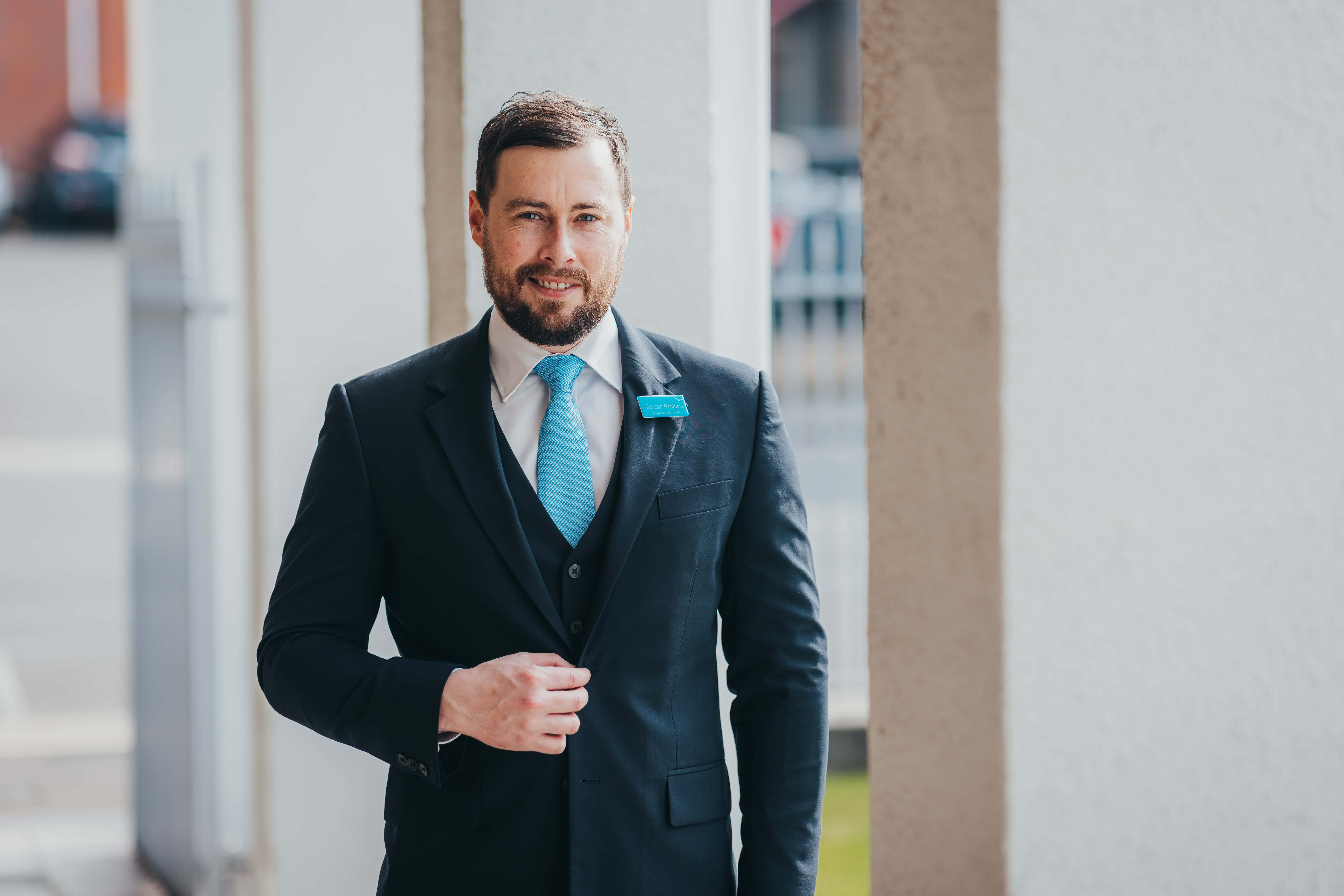 Oscar Phillips: Funeral Director. 8 years in the funeral industry.